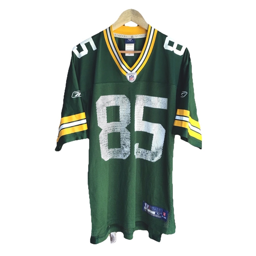 Vintage Green Bay Packers Greg Jennings #85 NFL Reebok Jersey Size M